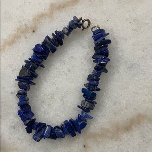 Blue Stone Beaded Necklace